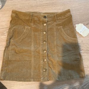 Altar’d State corduroy skirt w/ tags